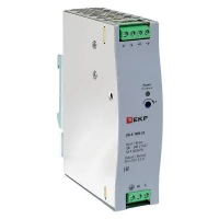 Блок питания на дин рейку 75Вт Uвх 220В AC Uвых 24В DC постоянного тока EKF DR-E-75W-24 ТехноИмпульс