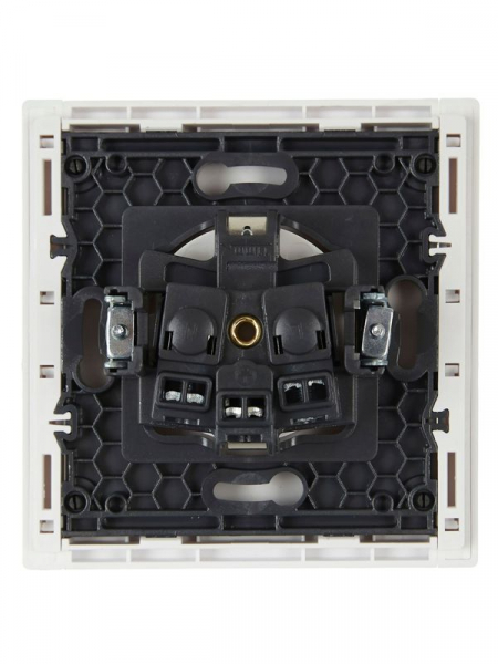 Розетка СП FORTE&PIANO FP216 16А с заземл. без защ. шторок винт. крепл. бел. IEK FP-R11-16-K01 ТехноИмпульс