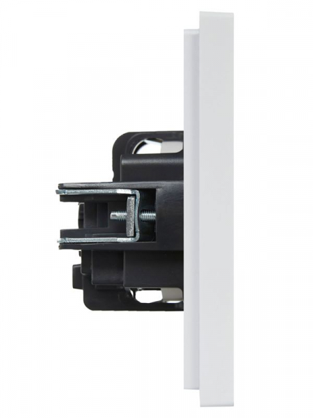 Розетка СП FORTE&PIANO FP216 16А с заземл. без защ. шторок винт. крепл. бел. IEK FP-R11-16-K01 ТехноИмпульс