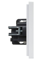 Розетка СП FORTE&PIANO FP216 16А с заземл. без защ. шторок винт. крепл. бел. IEK FP-R11-16-K01 ТехноИмпульс