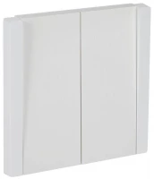 Выключатель 2-кл. СП FORTE&PIANO 10А FP205 бел. IEK FP-V20-0-10-1-K01 ТехноИмпульс