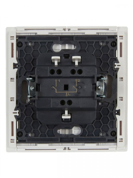 Выключатель 2-кл. СП FORTE&PIANO 10А FP205 бел. IEK FP-V20-0-10-1-K01 ТехноИмпульс