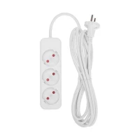 Удлинитель 3х3м без заземл. STANDARD 2х1кв.мм бел. Rexant 13-4007 ТехноИмпульс