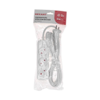 Удлинитель 3х3м без заземл. STANDARD 2х1кв.мм бел. Rexant 13-4007 ТехноИмпульс
