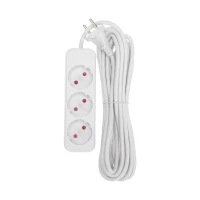 Удлинитель 3х5м без заземл. STANDARD 2х1кв.мм бел. Rexant 13-4008 ТехноИмпульс