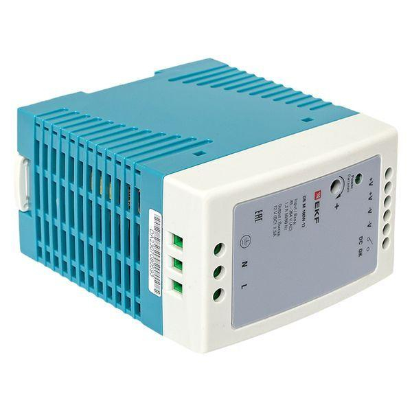 Блок питания на DIN-рейку 100Вт Uвх ~ 220В AC m Uвых - 12В DC постоянного тока EKF DR-M-100W-12 ТехноИмпульс