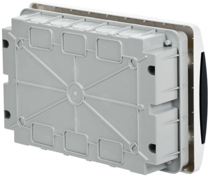 Корпус ЩРВ-П-12 UNION Compact IP41 черн. прозр. дверь пластик. IEK UIC-KP12-V-12-41-K01 ТехноИмпульс