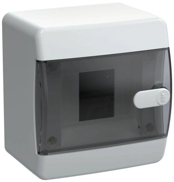 Корпус ЩРН-П-4 UNION Compact IP41 черн. прозр. дверь пластик. IEK UIC-KP12-N-04-41-K01 ТехноИмпульс