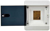 Корпус ЩРН-П-4 UNION Compact IP41 черн. прозр. дверь пластик. IEK UIC-KP12-N-04-41-K01 ТехноИмпульс