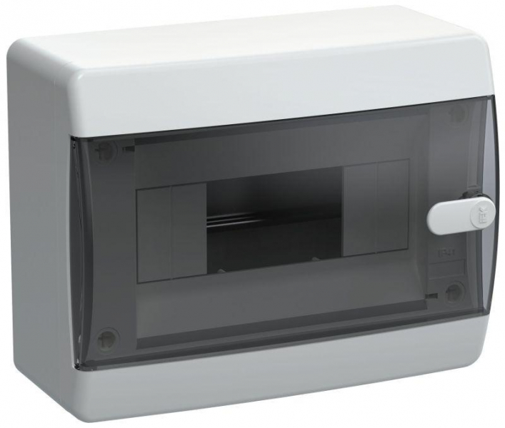 Корпус ЩРН-П-8 UNION Compact IP41 черн. прозр. дверь пластик. IEK UIC-KP12-N-08-41-K01 ТехноИмпульс