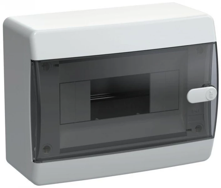 Корпус ЩРН-П-8 UNION Compact IP41 черн. прозр. дверь пластик. IEK UIC-KP12-N-08-41-K01 ТехноИмпульс
