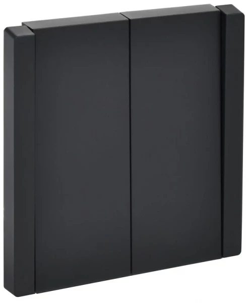 Выключатель проходной 2-кл. СП FORTE&PIANO 10А FP107 черн. IEK FP-V22-0-10-1-K02 ТехноИмпульс