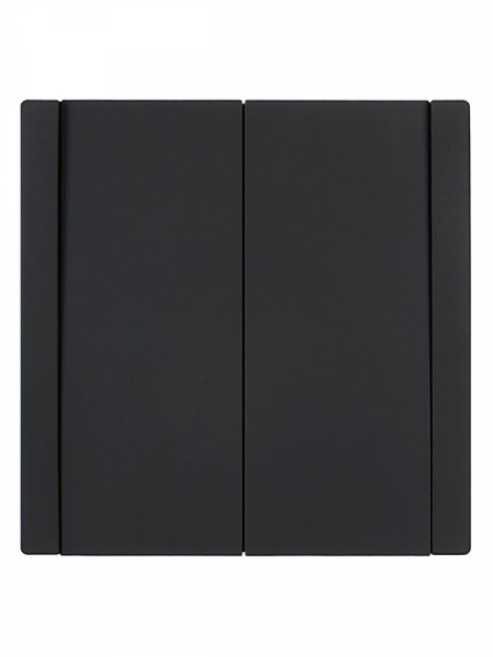 Выключатель проходной 2-кл. СП FORTE&PIANO 10А FP107 черн. IEK FP-V22-0-10-1-K02 ТехноИмпульс