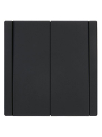 Выключатель проходной 2-кл. СП FORTE&PIANO 10А FP107 черн. IEK FP-V22-0-10-1-K02 ТехноИмпульс