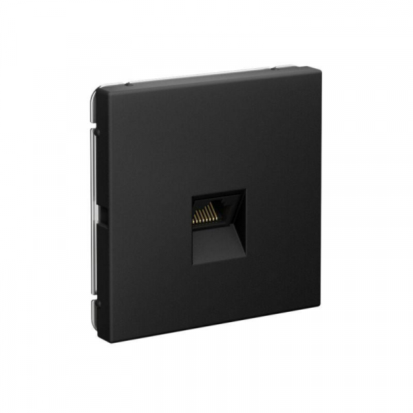 Розетка компьютерная ArtGallery RJ45 кат.5E механизм карбон SE GAL001083 ТехноИмпульс