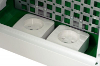 Корпус встраиваемый City9 Box IT 3 ряда 36мод. 2 розетки с бел. дверцей SE EZ9E312P2FIT ТехноИмпульс