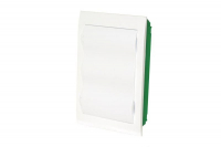 Корпус встраиваемый City9 Box IT 3 ряда 36мод. 2 розетки с бел. дверцей SE EZ9E312P2FIT ТехноИмпульс