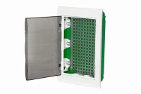 Корпус встраиваемый City9 Box IT 3 ряда 36мод. 2 розетки с прозр. дверцей SE EZ9E312S2FIT ТехноИмпульс