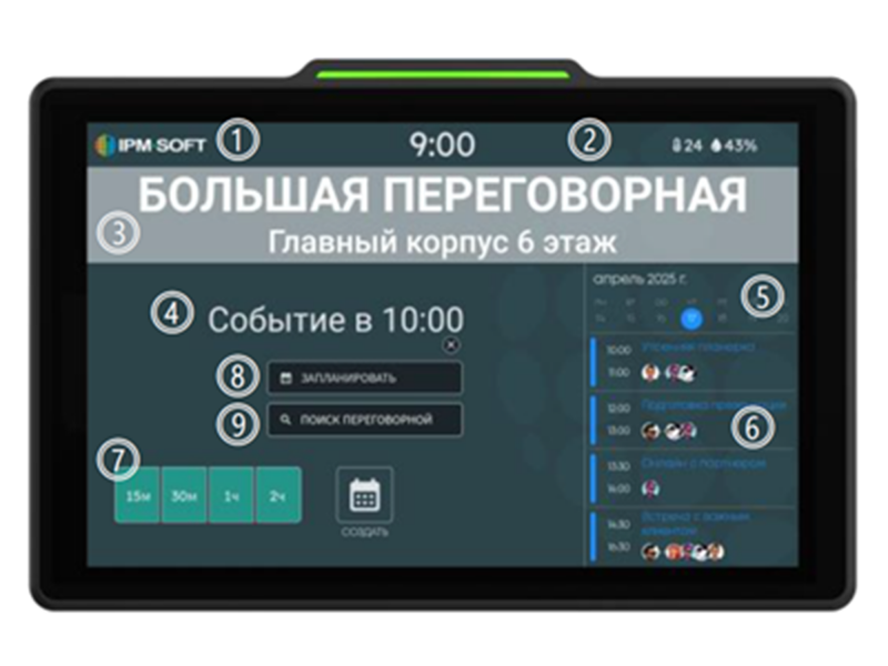 Лицензия T-Mate Управление переговорной ТехноИмпульс