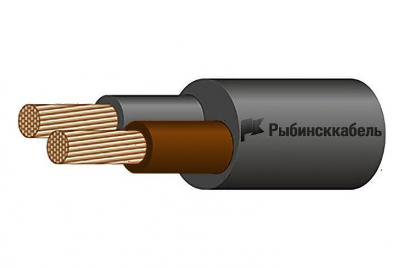 Кабель КГ-ХЛ 2х1 380/660-3 (м) Рыбинсккабель 721128 ТехноИмпульс