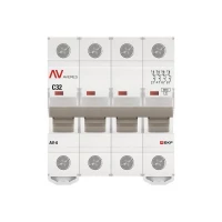 Выключатель автоматический модульный 4п C 32А 6кА AV-6 AVERES EKF mcb6-4-32C-av ТехноИмпульс