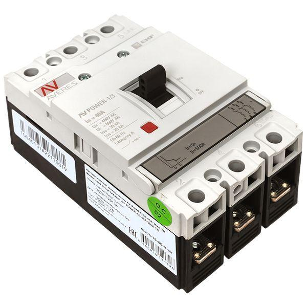 Выключатель автоматический 3п 40А 35кА AV POWER-1/3 TR AVERES EKF mccb-13-40-TR-av ТехноИмпульс