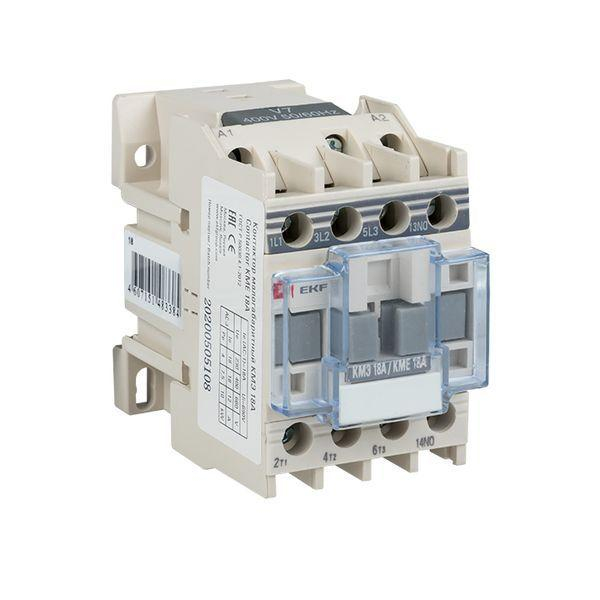 Контактор КМЭ 18А кат. 24В AC 1НО PROxima EKF ctr-s-18-24 ТехноИмпульс