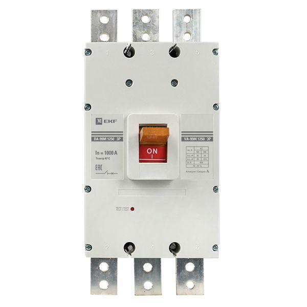 Выключатель автоматический 3п 1250/1000А 35кА ВА-99М PROxima EKF mccb99-1250-1000m ТехноИмпульс