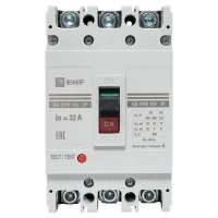 Выключатель автоматический 3п 100/32А 35кА ВА-99М PROxima EKF mccb99-100-32m ТехноИмпульс