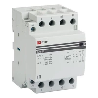 Контактор модульный КМ 20А 2NО+2NC (3 мод.) PROxima EKF km-3-20-22 ТехноИмпульс