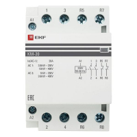 Контактор модульный КМ 20А 2NО+2NC (3 мод.) PROxima EKF km-3-20-22 ТехноИмпульс