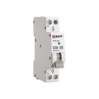Выключатель автоматический дифференциального тока 1мод. C 32А 30мА тип А 6кА АВДТ-63М (электрон.) PROxima EKF D636EA32C30 ТехноИмпульс