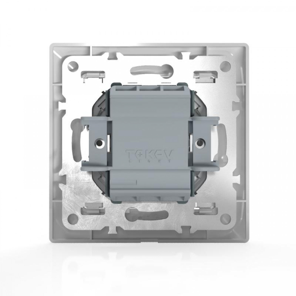 Выключатель 1-кл. СП AVA 10А IP20 в сборе бел. TOKOV LIGHT TKL-AV-V1F-C01 ТехноИмпульс