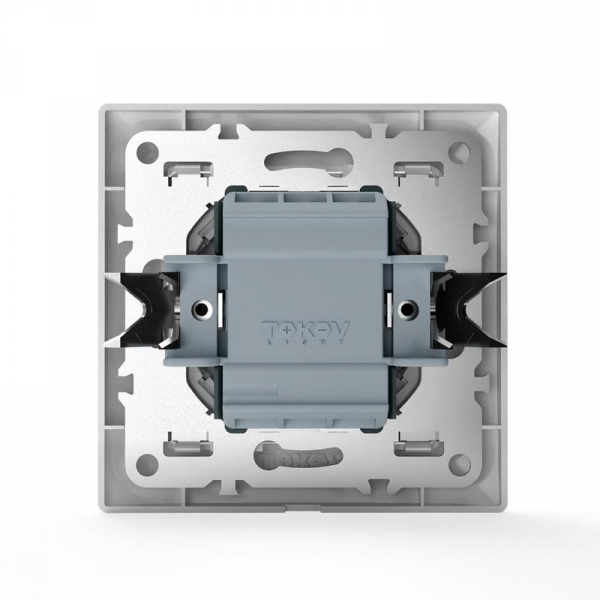 Выключатель 2-кл. СП AVA 10А IP20 в сборе бел. TOKOV LIGHT TKL-AV-V2F-C01 ТехноИмпульс