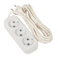 Удлинитель 3х3м без заземл. 10А IP20 Эксперт 2.2кВт ПВС 2х0.75 PROxima EKF UBA10-275-3-03 ТехноИмпульс