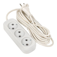 Удлинитель 3х5м без заземл. 10А IP20 Эксперт 2.2кВт ПВС 2х0.75 PROxima EKF UBA10-275-3-05 ТехноИмпульс