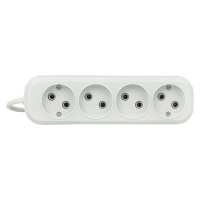 Удлинитель 4х3м без заземл. 10А IP20 Эксперт 2.2кВт ПВС 2х0.75 PROxima EKF UBA10-275-4-03 ТехноИмпульс