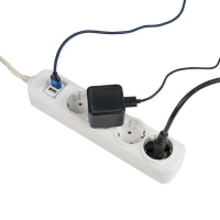 Удлинитель 4х3м 16А IP20 Эксперт 3.5кВт 2хUSB 2.1А ПВС 3х1 PROxima EKF UBA16-2USB-4-03i ТехноИмпульс