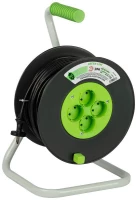 Удлинитель на пластик. катушке 4х50м без заземл. KAT-2x1.5-50m Greenline ПВС 2х1.5 Эра Б0065097 ТехноИмпульс