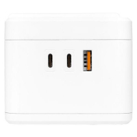 Удлинитель "Куб" 2х1.3м USB + 2Type C с быстрой зарядкой подставкой под телефон и ночником 1кв.мм EKF UBA-CUB-2-FC ТехноИмпульс