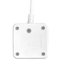 Удлинитель "Куб" 2х1.3м USB + 2Type C с быстрой зарядкой подставкой под телефон и ночником 1кв.мм EKF UBA-CUB-2-FC ТехноИмпульс