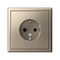 Розетка ArtGallery 16А с заземл. защ. шторки механизм шампань SE GAL000545 ТехноИмпульс