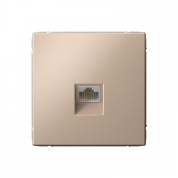 Розетка компьютерная ArtGallery RJ45 кат.6A механизм песочн. SE GAL001286 ТехноИмпульс