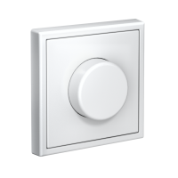 Светорегулятор поворотно-нажимной (диммер) ArtGallery LED RC 400Вт механизм бел. SE GAL000123 ТехноИмпульс