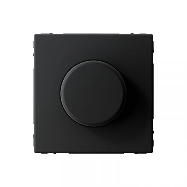 Светорегулятор поворотно-нажимной (диммер) ArtGallery LED RC 400Вт механизм карбон SE GAL001023 ТехноИмпульс