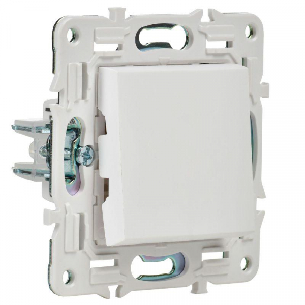 Выключатель проходной 1-кл. SKANDY 10А SK-V02W арктич. бел. IEK SK-V12-0-10-K01 ТехноИмпульс