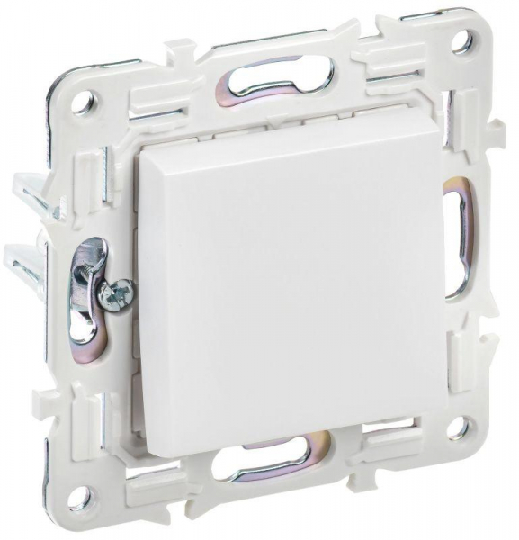 Выключатель проходной 1-кл. SKANDY 10А SK-V02W арктич. бел. IEK SK-V12-0-10-K01 ТехноИмпульс