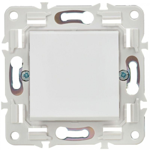 Выключатель проходной 1-кл. SKANDY 10А SK-V02W арктич. бел. IEK SK-V12-0-10-K01 ТехноИмпульс