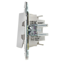 Выключатель 2-кл. SKANDY 10А SK-V04W арктич. бел. IEK SK-V20-0-10-K01 ТехноИмпульс