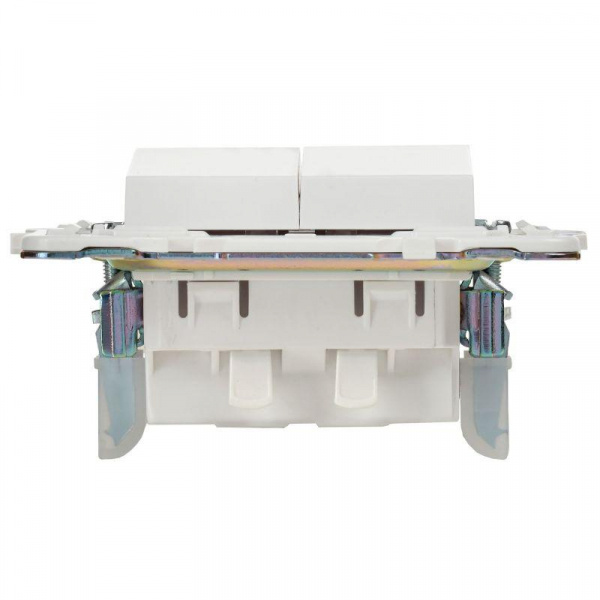 Выключатель 2-кл. SKANDY 10А SK-V04W арктич. бел. IEK SK-V20-0-10-K01 ТехноИмпульс